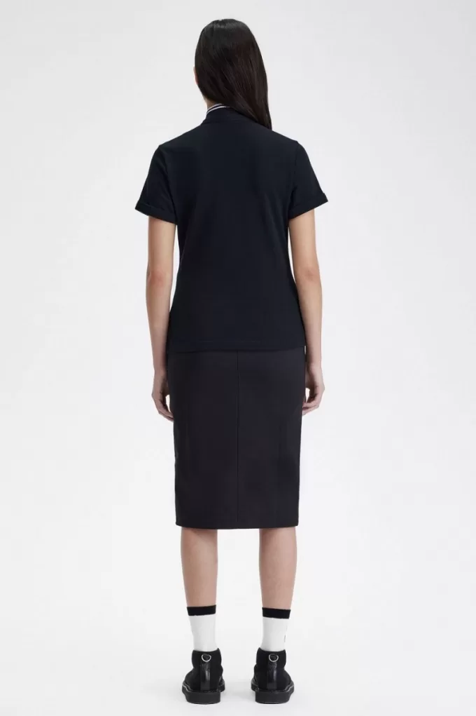 Amy Damen Poloshirt Schwarz Amy Damen Poloshirt Schwarz