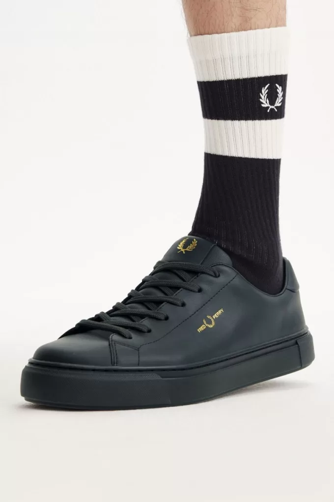 B71 Herren-Tennisschuhe Nachtgrün Gold