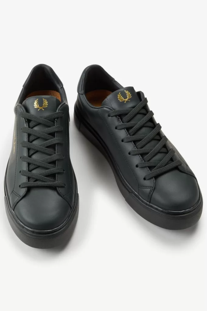 B71 Herren-Tennisschuhe Nachtgrün Gold