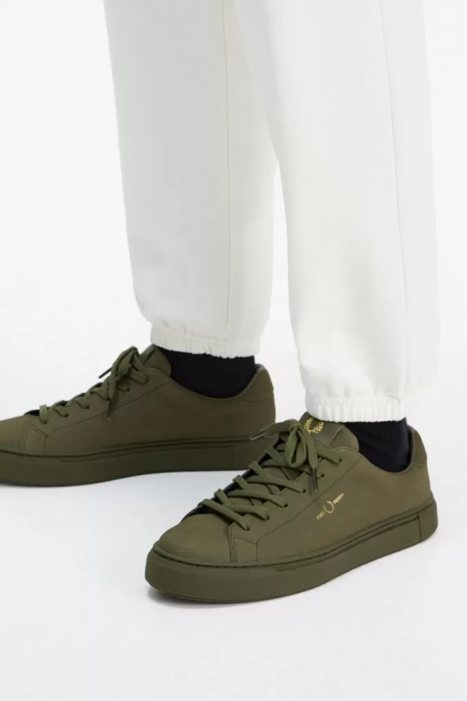 B71 Herren Tennisschuhe Uniform Grün Gold