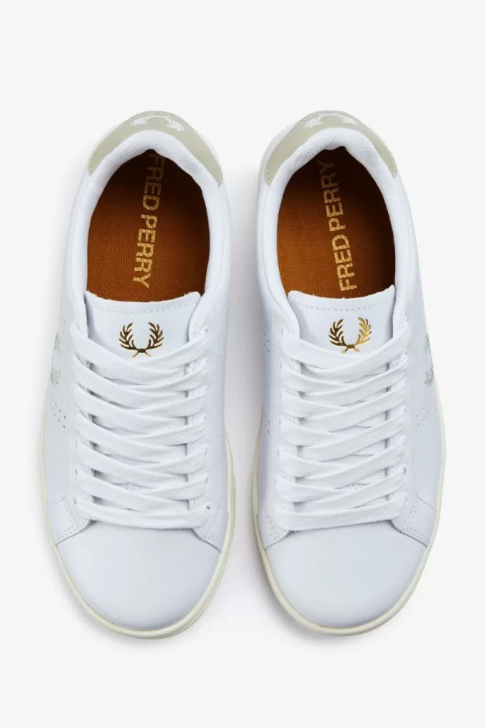 B721 Herren Tennisschuhe Weiß Hell Mint