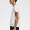 Bedrucktes Slim-Fit-T-Shirt für Herren von in Weiß