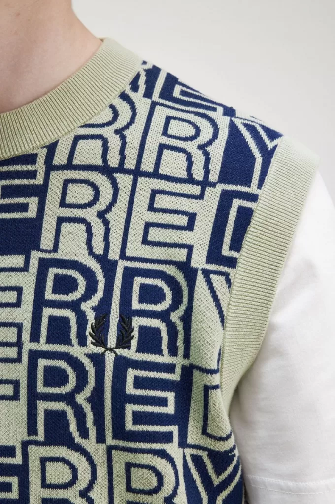 Block Graphic Herren-Tanktops Mint