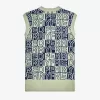 Block Graphic Herren-Tanktops Mint