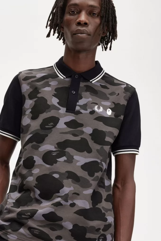 Camouflage Herrenhemd Schwarz Camouflage Herrenhemd Schwarz