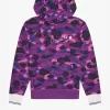 Camouflage Kapuzenpullover für Herren, Lila