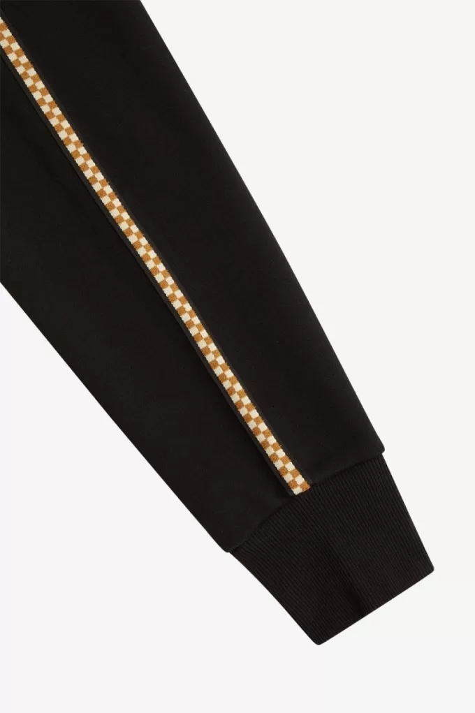 Checkerboard Tape Herrenjacken Schwarz