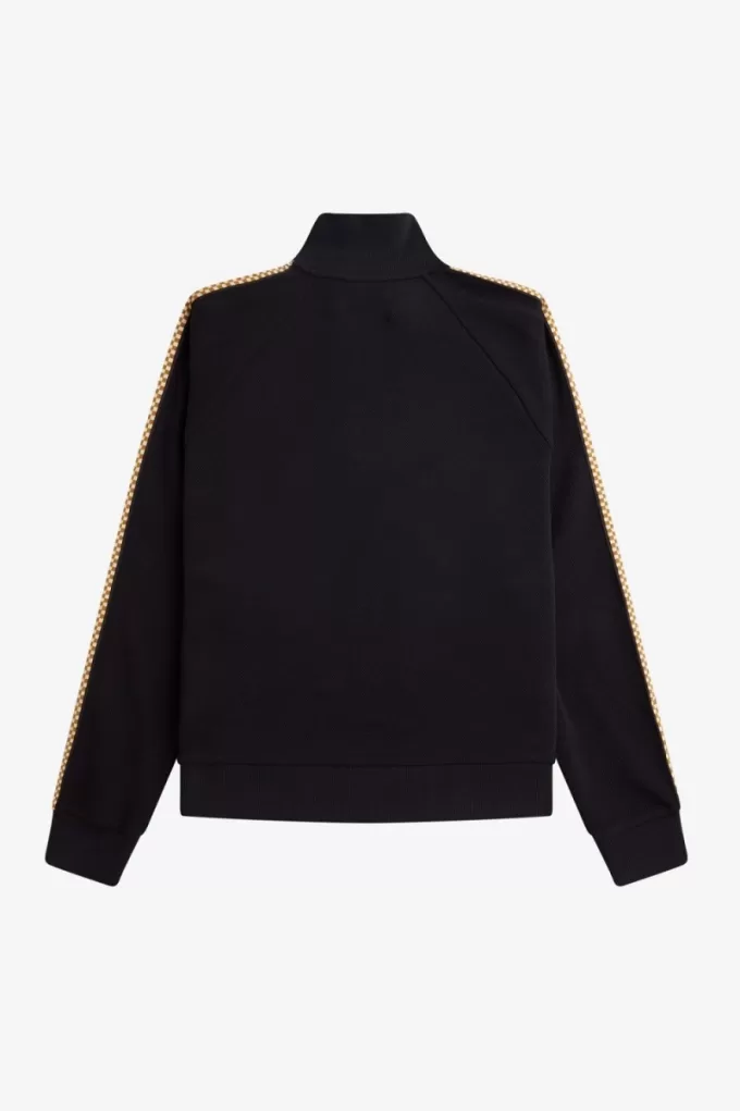 Checkerboard Tape Herrenjacken Schwarz