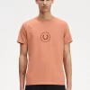 Circle Branding Herren T-Shirt Hellrost
