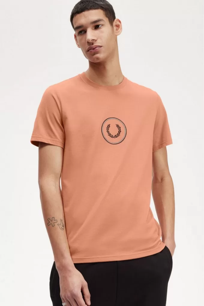 Circle Branding Herren T-Shirt Hellrost