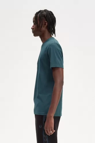 Circle Branding Herren T-Shirt Petrolblau