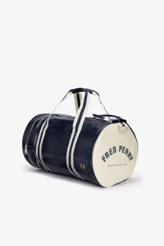 Classic Barrel Herrentaschen Navy Beige