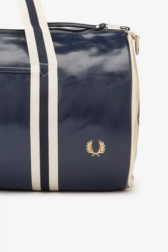 Classic Barrel Herrentaschen Navy Beige