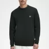 Classic Crew Neck Herrenpullover Nachtgrün Classic Crew Neck Herrenpullover Nachtgrün