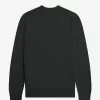 Classic Crew Neck Herrenpullover Nachtgrün Classic Crew Neck Herrenpullover Nachtgrün