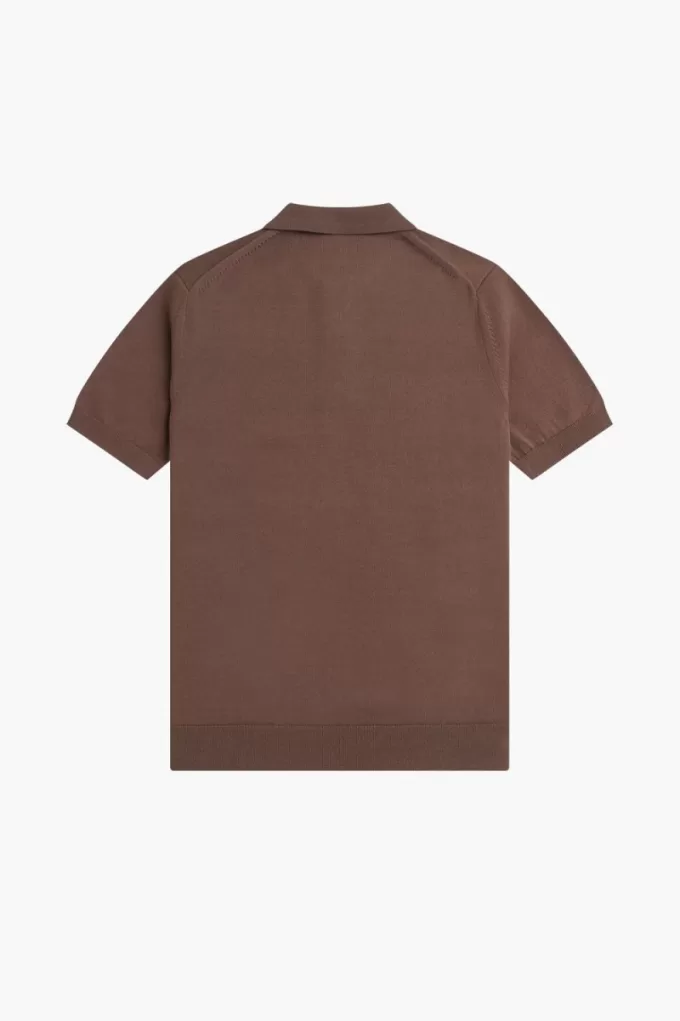 Classic Gestricktes Herrenhemd Dunkelrot Classic Gestricktes Herrenhemd Dunkelrot