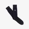 Classic Laurel Wreath Herrensocken Navy Snow White