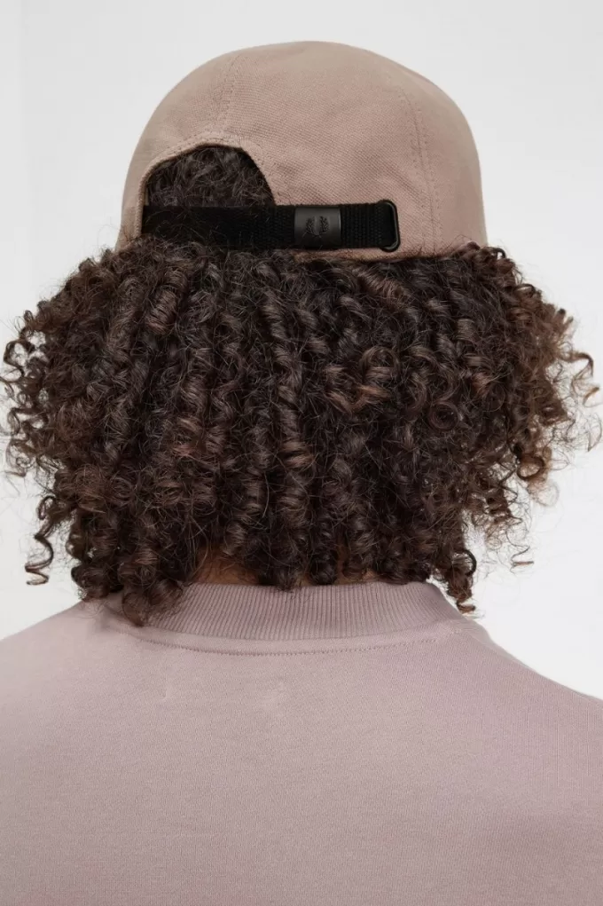 Classic Pique Herrenkappen Dunkelrosa Schwarz Classic Pique Herrenkappen Dunkelrosa Schwarz