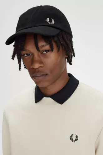 Classic Pique Herrenkappen Schwarz Grün