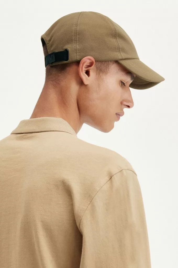 Classic Pique Herrenmütze Braun Beige Classic Pique Herrenmütze Braun Beige