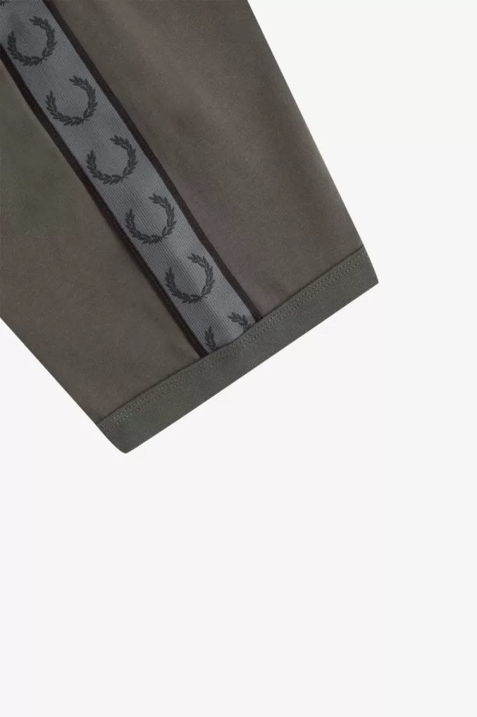 Contrast Tape Ringer Herren T-Shirt Feldgrün Feldgrün Contrast Tape Ringer Herren T-Shirt Feldgrün Feldgrün