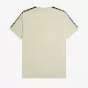 Contrast Tape Ringer Herren T-Shirt Light Mint Black