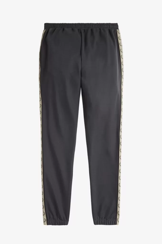 Contrast Tape Track Herrenhose Ankergrau Schwarz