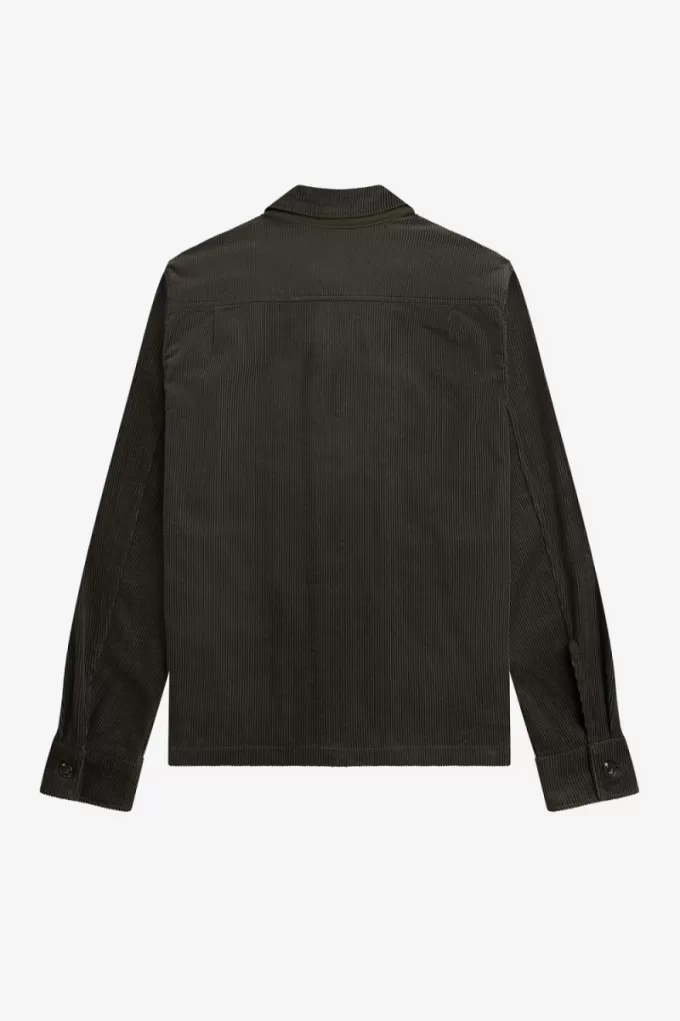 Cord Herrenhemd Field Green Cord Herrenhemd Field Green