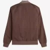 Corduroy Tennis Bomber Herrenjacken Dunkelrot