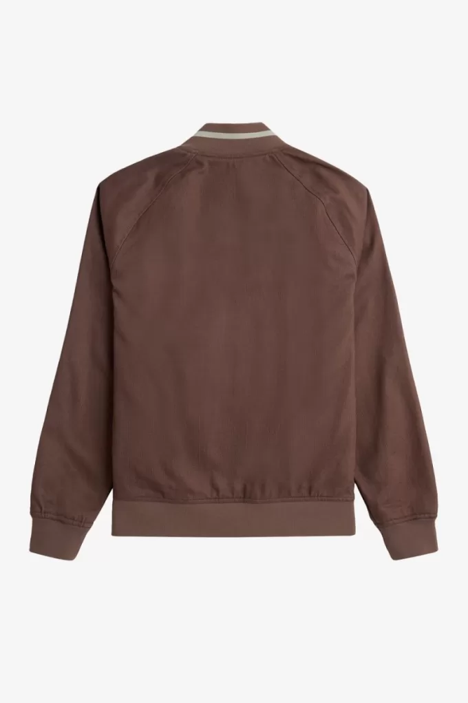 Corduroy Tennis Bomber Herrenjacken Dunkelrot