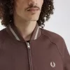 Corduroy Tennis Bomber Herrenjacken Dunkelrot