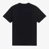 Crew Neck Herren T-Shirt Schwarz