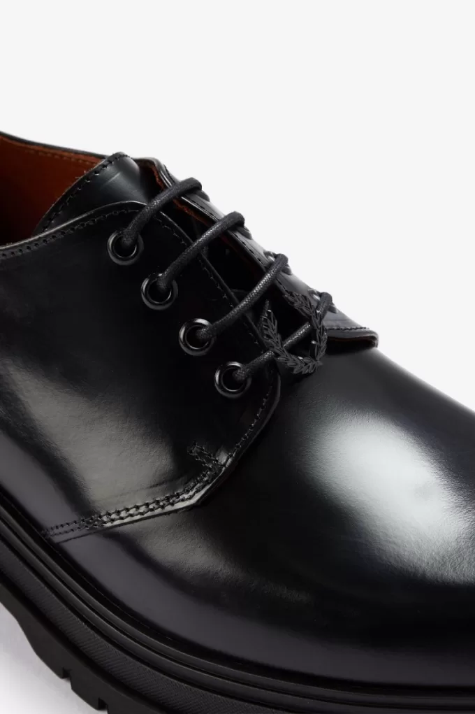 Derby Damen-Loafer Schwarz