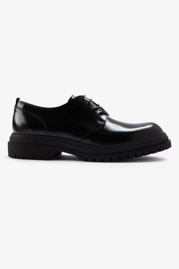 Derby Damen-Loafer Schwarz