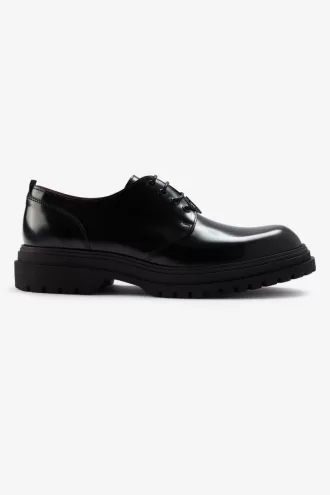 Derby Herren-Loafer Schwarz