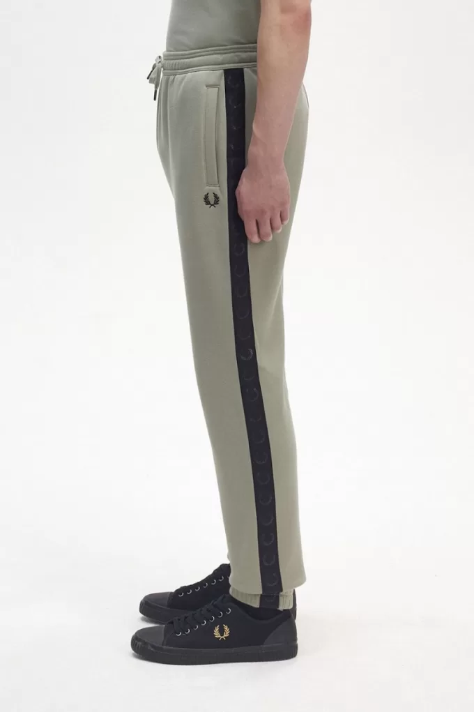 Embossed Tape Sweat Herrenhose Mint