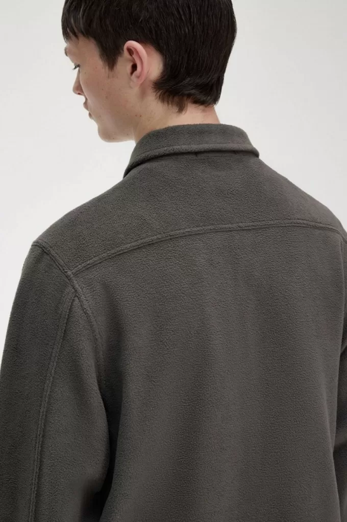 Fleece Herrenhemd Field Green Fleece Herrenhemd Field Green