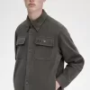Fleece Herrenhemd Field Green Fleece Herrenhemd Field Green