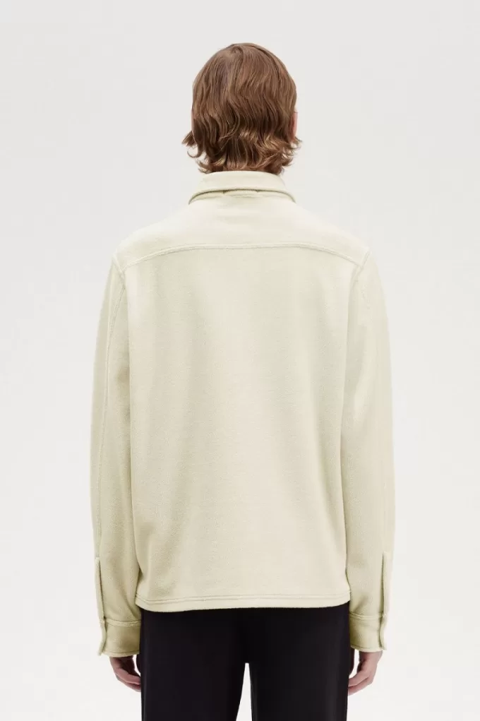 Fleece Herrenhemd Haferflocken