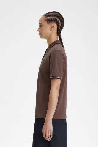 G3600 Damenhemd Dunkelrot Warm Grau Schwarz