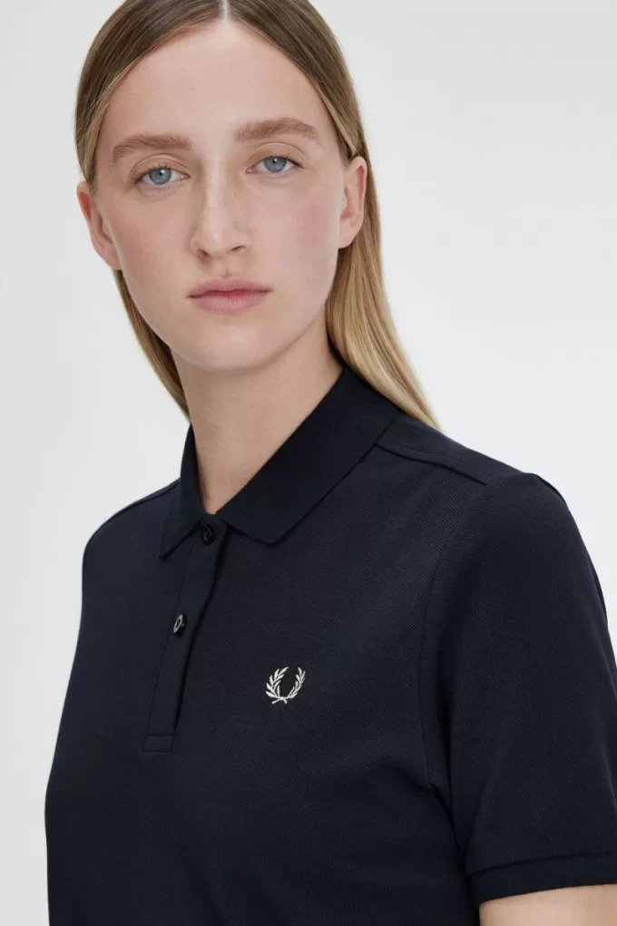 G6000 Damenhemd Navy Oatmeal