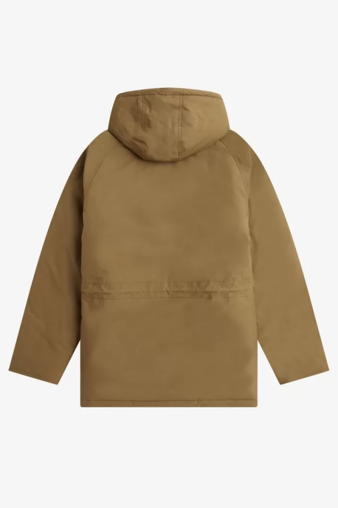 Gepolsterte Herrenjacken mit durchgehendem Reißverschluss von Fred Perry, Braun