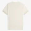 Gestreiftes Manschetten-T-Shirt für Herren Beige