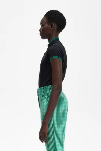 Gestricktes Damenshirt Schwarz