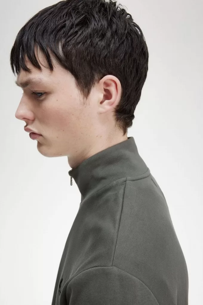 Half Zip Herren Sweatshirts Field Green