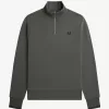 Half Zip Herren Sweatshirts Field Green
