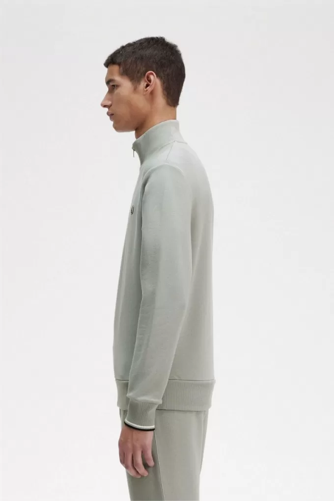 Half Zip Herren Sweatshirts Grau