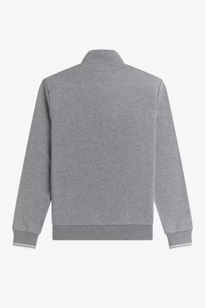 Half Zip Herren Sweatshirts Grau