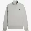 Half Zip Herren Sweatshirts Grau