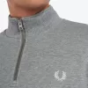 Half Zip Herren Sweatshirts Grau